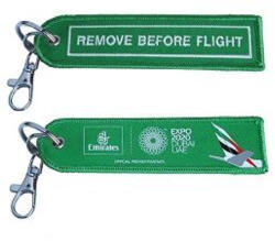 Emirates remove Before Flight kulcstartó EXPO 2020 zöld