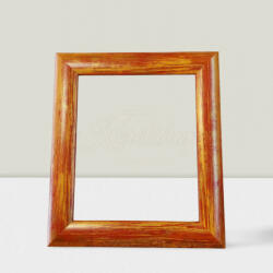 Keretshop 4, 7 cm Narancssárga-piros alapon sárga-arany 25*30 cm (KS919667)