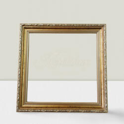 Keretshop 3 cm mintás antikolt arany 25*25 cm (KS528105)