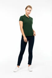 Kariban Női galléros póló Kariban KA255 Ladies’ Short-Sleeved piqué polo Shirt -XS, Sky Blue