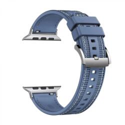 Techsuit Curea pentru Apple Watch 1/2/3/4/5/6/7/8/9/SE/SE 2/Ultra/Ultra 2 (42/44/45/49mm) - Techsuit Watchband (W051) - Dark Blue (KF2320998) - casacuhuse