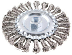 FESTA Perie rotunda rasucita M14 125 mm inox (22040F)