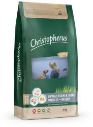 Christopherus Dog Adult Grain Free Pisztráng és rovar Small&medium 4kg (4005784021643)