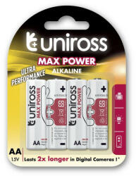 Uniross Baterie alcalină durabilă UNIROSS AA/creion 1, 5 V (4 buc) (UALKAAMP4)