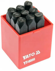 TOYA Set poanson numeric 8 mm 9 piese (YT-6855)