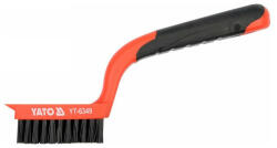 YATO Perie de sârmă cu mâner din plastic cu 5 linii de nailon 180 mm (YT-6349) - absoluttools