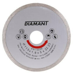 Diamant Disc de tăiere cu diamant 115 x 1, 8 x 5, 0 x 22, 2 mm continuu (21011F) Disc de taiere