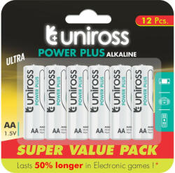 Uniross VALUE AA/creion baterie alcalină durabilă 1, 5 V (12 buc) (LR6-UALKVPAA12)