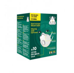 Mască de praf FFP1SL NR D cu supapă (10 buc) (9-23106)