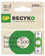 GP Batteries GP ReCyko NiMH Akkumulátor HR6 (AA) 2100mAh 2db (B25212) - bestbyte