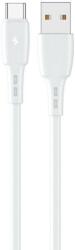 Lemontti Cablu Date Lemontti Wind USB-A Type-C 1.2m Alb (LEMCUTYPC12A)