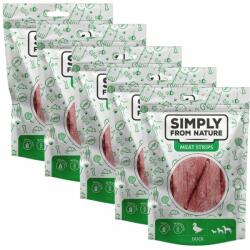 Simply from Nature Meat Strips 5x80 g fasii rata snack caini