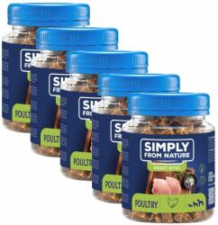 Simply from Nature Smart Bites cuburi pui pentru caini 5x130 g
