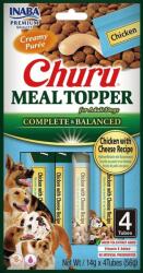 Inaba Foods Dog Meal Topper Chicken Cheese 4x14 g supliment cremos pui si branza pentru caini