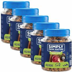 Simply from Nature Smart Bites cuburi mistret 5x130 g snack caine