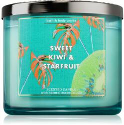 Bath & Body Works Sweet Kiwi & Starfruit illatgyertya 411 g