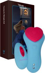 FairyGasm Vibrator Wearable HeartGem FairyGasm, 9 Moduri Vibratii, Remote Control, Silicon, USB, Albastru Vibrator