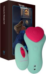 FairyGasm Vibrator Wearable HeartGem FairyGasm, 9 Moduri Vibratii, Remote Control, Silicon, USB, Verde Vibrator