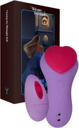 FairyGasm Vibrator Wearable HeartGem FairyGasm, 9 Moduri Vibratii, Remote Control, Silicon, USB, Mov Vibrator