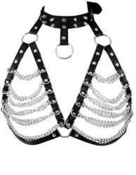 JGF Toys Sistem Harness Punk Piele Ecologica OS, JGF Lingerie