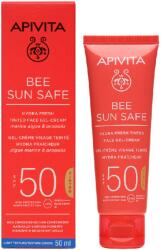 APIVITA Crema gel colorata protectie solara ten SPF50, Hydra Fresh Tinted Bee Sun Safe, 50 ml, Apivita
