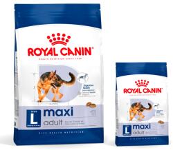 Royal Canin ROYAL CANIN Maxi Adult 15kg szárazeledel felnőtt kutyáknak, 5 éves korig, nagytestű fajtáknak + Száraztáp 4kg Ingyenes