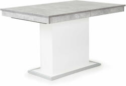  Flora bővíthető asztal 120cm (+40cm) x 80cm beton - fehér (CBDNYFLORA120BETF)