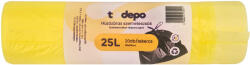 T-depo Húzózáras szemeteszsák 25L - 50*55cm, 20db/tek