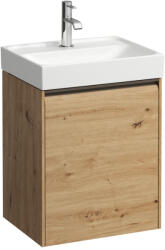 Laufen MEDA Alsószekrény 450 mm, 1 ajtóval, ajtózsanér jobb oldalon, H815111 mosdóhoz, Vad Tölgy H4215420112671 (H4215420112671)