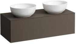 Laufen ILBAGNOALESSI Fiókos elem, 120 cm, kivágással jobb és bal oldalon, 1 fiókkal, H818975, H818976 mosdókhoz, Sötét Barna H4303140974291 (H4303140974291)