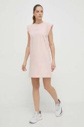 GUESS rochie din bumbac ATHENA culoarea roz, mini, oversize, V4GK05 KC641 PPYH-SUD1IJ_30X