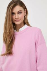 Max Mara pulover de lână femei, culoarea roz 2415360000000 PPYH-SWD09Y_30X