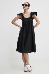 Protest rochie din bumbac Prtarabba culoarea negru, mini, evazată, 2611943 PPYH-SUD23C_99X (2611943)