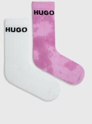 Hugo șosete 2-pack bărbați, culoarea roz 50514099 PPYH-LGM011_30X