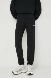 La Mania pantaloni de trening culoarea negru, mulata, high waist 9BYX-SPD160_99X