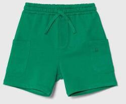 United Colors of Benetton pantaloni scurți din bumbac pentru copii culoarea verde, talie reglabila PPYH-SZB058_77X