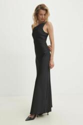 ANSWEAR rochie culoarea negru, maxi, drept BBYH-SUD0HB_99X (0923.fh)