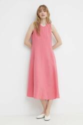 Marc O'Polo rochie din in culoarea roz, mini, evazati, 404064521131 PPYH-SUD2EB_30X