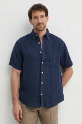 Gant camasa de in culoarea albastru marin, cu guler button-down, regular PPYH-KDM0L3_59X