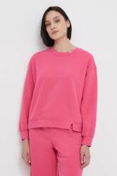 Benetton bluza femei, culoarea roz, neted PPYH-BLD0IE_30X