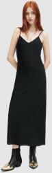 AllSaints rochie Bryony culoarea negru, midi, drept PPYH-SUD1WF_99X