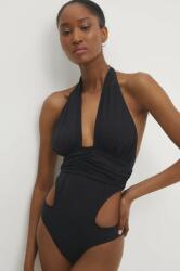 ANSWEAR costum de baie dintr-o bucată culoarea negru, cupa moale BBYH-BID088_99X Costum de baie dama