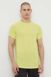 PUMA tricou EVOSTRIPE bărbați, culoarea verde, cu imprimeu, 678992 PPYH-TSM1L9_71X