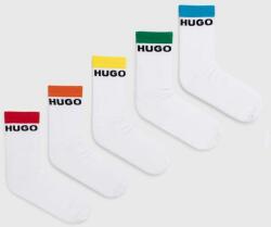 Hugo sosete 5-pack barbati, culoarea alb, 50514968 PPYH-LGM016_00X