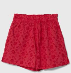 United Colors of Benetton pantaloni scurți din bumbac pentru copii culoarea roz, neted, talie reglabila PPYH-SZG03O_43X