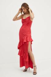 GUESS rochie ASHANTI culoarea rosu, maxi, evazati, 4GGK65 9444Z PPYH-SUD1RM_33X