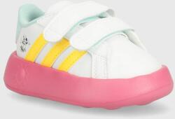 adidas sneakers pentru copii GRAND COURT MINNIE CF I x Disney culoarea roz PPYH-OBG02U_30X