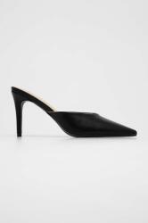 Answear Lab papuci femei, culoarea negru, cu toc cui BBYH-OBD09D_99X