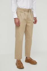 Ralph Lauren pantaloni de bumbac culoarea bej, cu fason chinos, 710850209 PPYH-SPM08D_80X