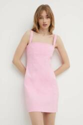 HUGO BOSS rochie culoarea roz, mini, mulata, 50514123 PPYH-SUD142_30X